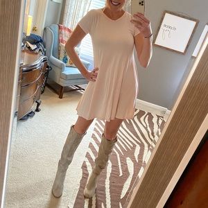 Blush babydoll dress from Francescas